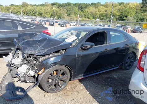 2018 Honda Civic Sport из США, поврежденный, VIN SHHFK7H48JU225028